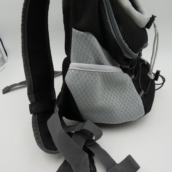 Pawaboo Pet Carrier Backpack Front Facing Dog Cat Size Small Gray Mesh Travel - Picture 8 of 9